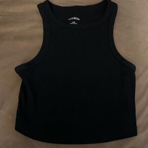 Wild Fable Black Ribbed Tank Top